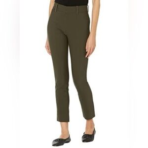 Vince High Rise Cigarette Pant - Olive / Pine Green, Size 8
